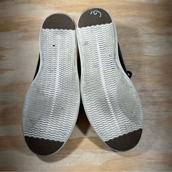 Cole Haan Grand OS Black Leather Sneakers Men’s Size 9 - Picture 5 of 6